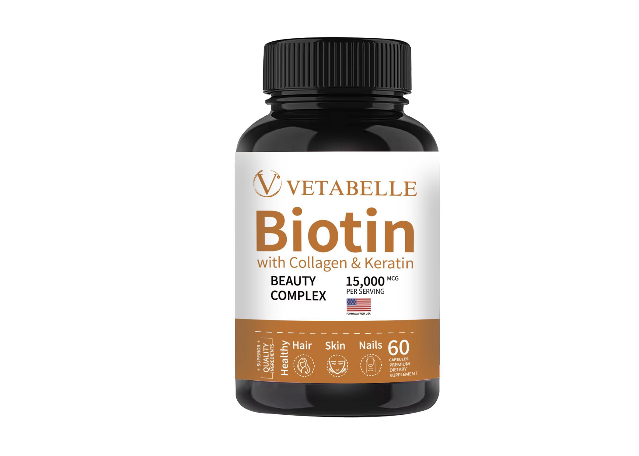 Vetabelle Biotin: Collagen & Keratin